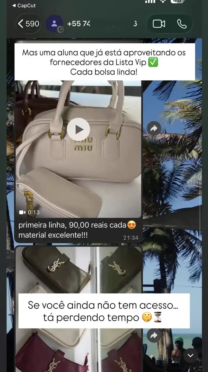 Depoimento da aluna Larissa